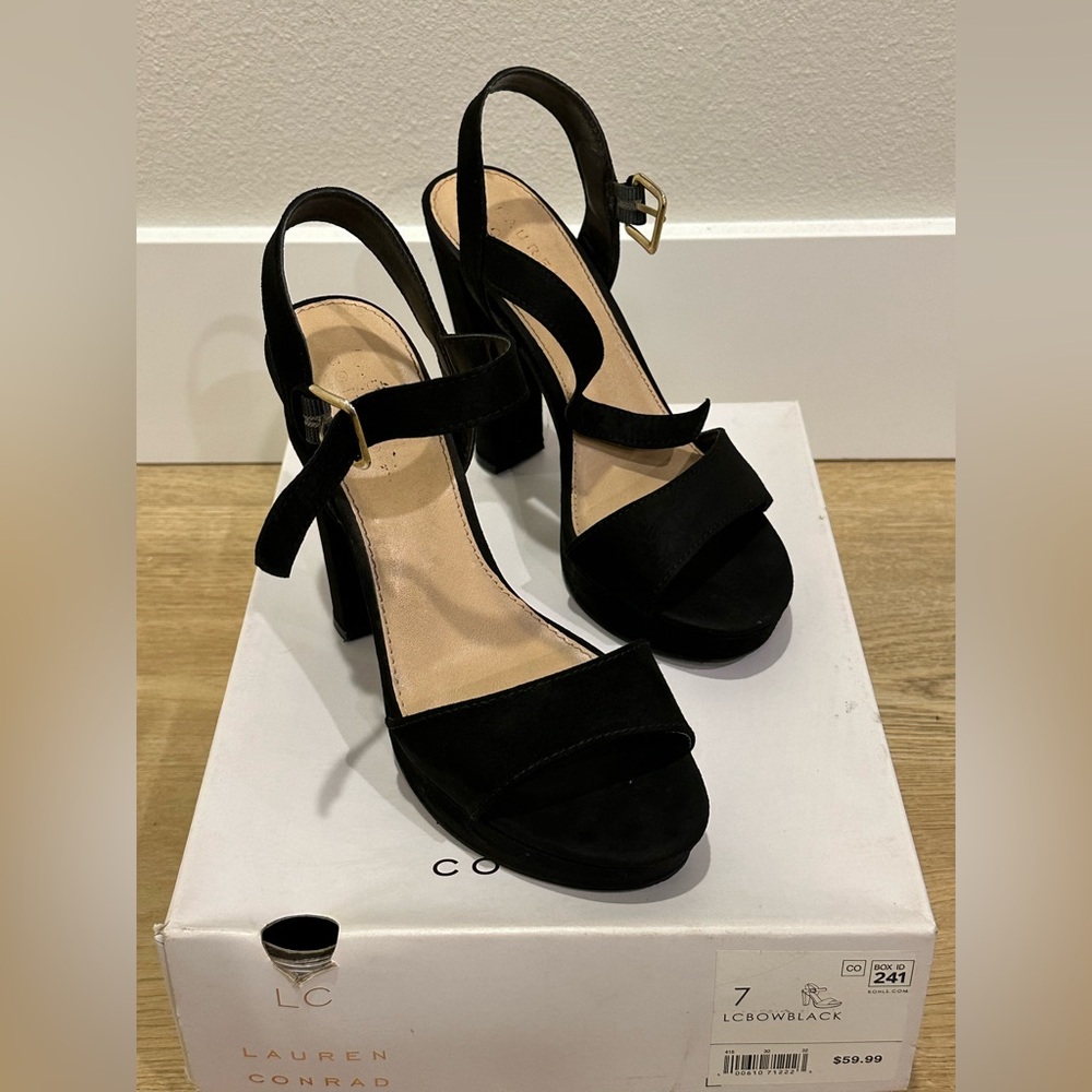 Kohl's Lauren Conrad Black Heels